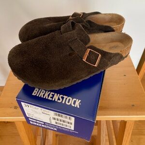 Birkenstockock Boston Suede Leather Women’s Clogs